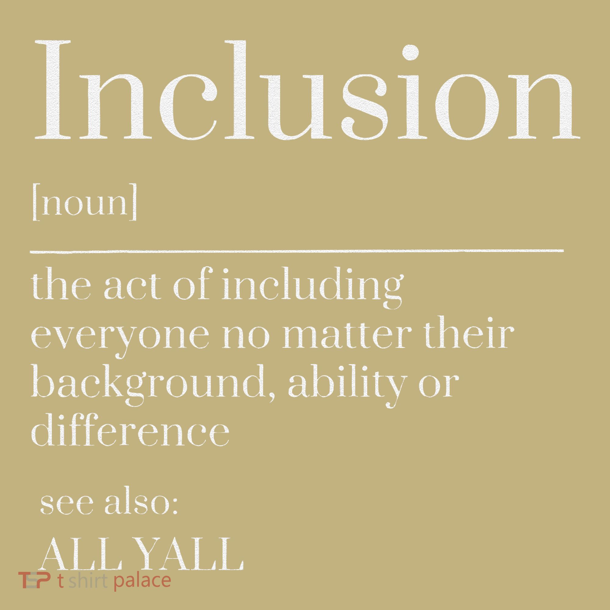 Inclusion Definition Southern Style All Yall Neurodivergent Mousepad