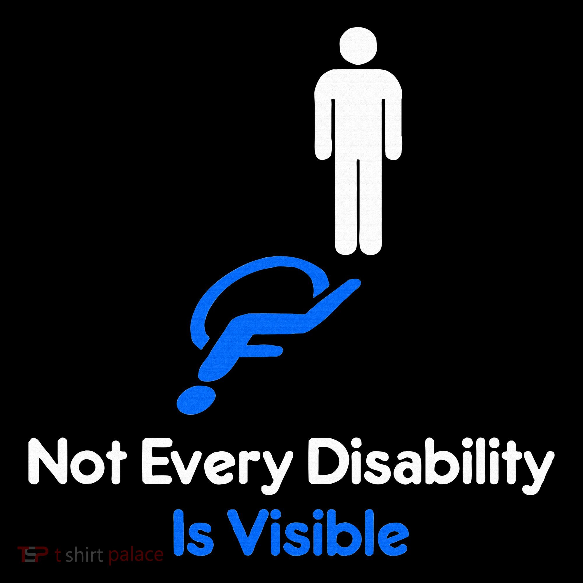 Invisible Disability Stick Figure With Wheelchair Shadow Sweatshirt