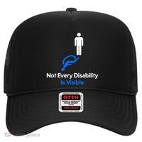 Invisible Disability Stick Figure With Wheelchair Shadow Hat thumb 0