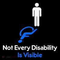 Invisible Disability Stick Figure With Wheelchair Shadow Toddler Hoodie thumb 2