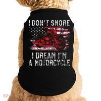 I DonT Snore I Dream IM A Motorcycle Club Snoring Biker Doggie Tank thumb 0