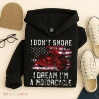 I DonT Snore I Dream IM A Motorcycle Club Snoring Biker Hoodie thumb 4