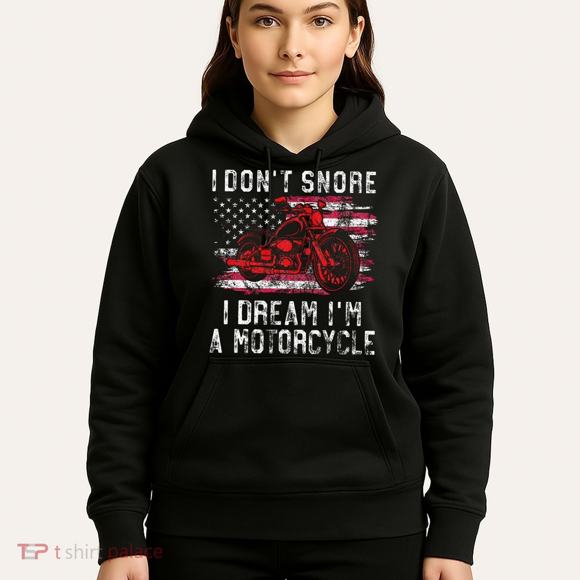I DonT Snore I Dream IM A Motorcycle Club Snoring Biker Hoodie