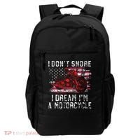 I DonT Snore I Dream IM A Motorcycle Club Snoring Biker Backpack thumb 0
