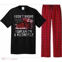 I DonT Snore I Dream IM A Motorcycle Club Snoring Biker Pajama Set thumb 0