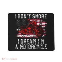 I DonT Snore I Dream IM A Motorcycle Club Snoring Biker Mousepad thumb 0