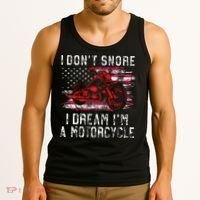 I DonT Snore I Dream IM A Motorcycle Club Snoring Biker Tank Top thumb 3