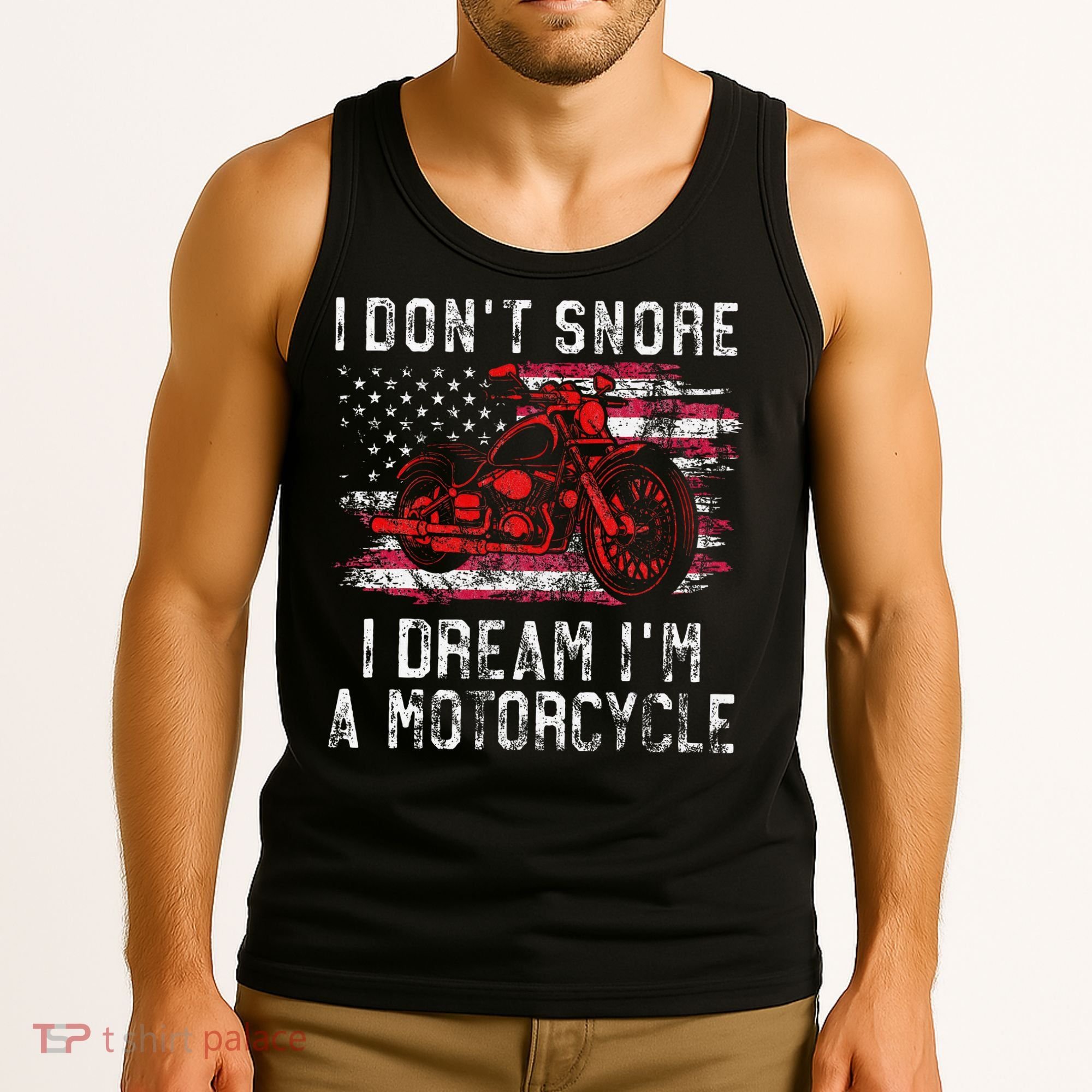 I DonT Snore I Dream IM A Motorcycle Club Snoring Biker Tank Top