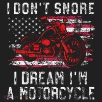 I DonT Snore I Dream IM A Motorcycle Club Snoring Biker Golf Towel thumb 3