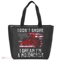 I DonT Snore I Dream IM A Motorcycle Club Snoring Biker Tote Bag thumb 0