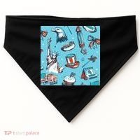 Independence Day Statue Of Liberty USA-Made Doggie Bandana thumb 0