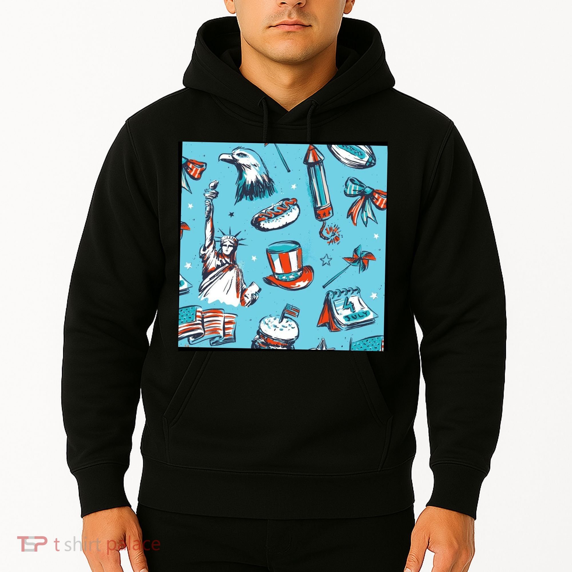 Independence Day Statue Of Liberty Hoodie