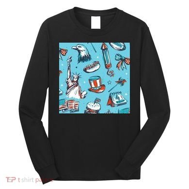 Independence Day Statue Of Liberty Long Sleeve Shirt