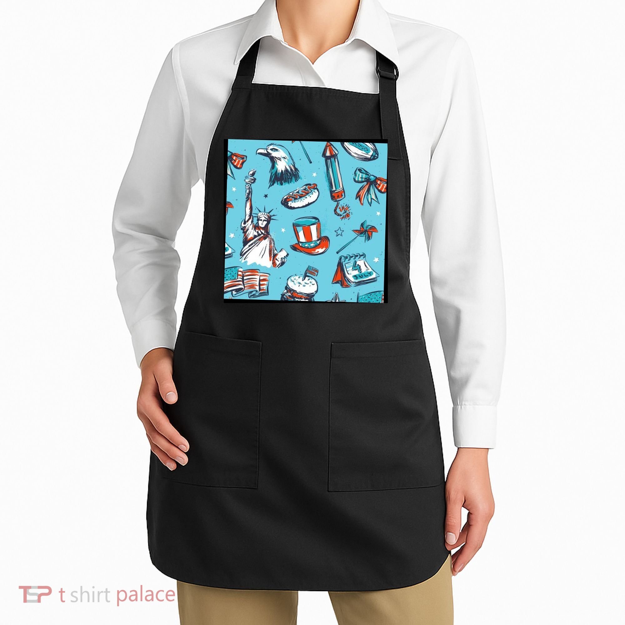 Independence Day Statue Of Liberty Apron