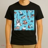 Independence Day Statue Of Liberty T-Shirt thumb 3