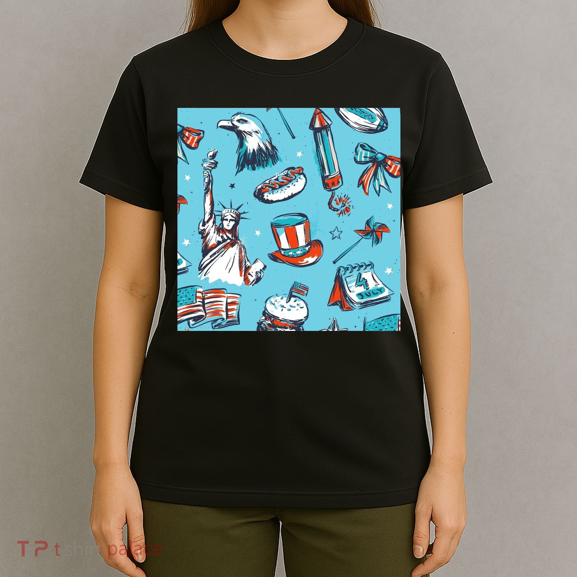 Independence Day Statue Of Liberty T-Shirt