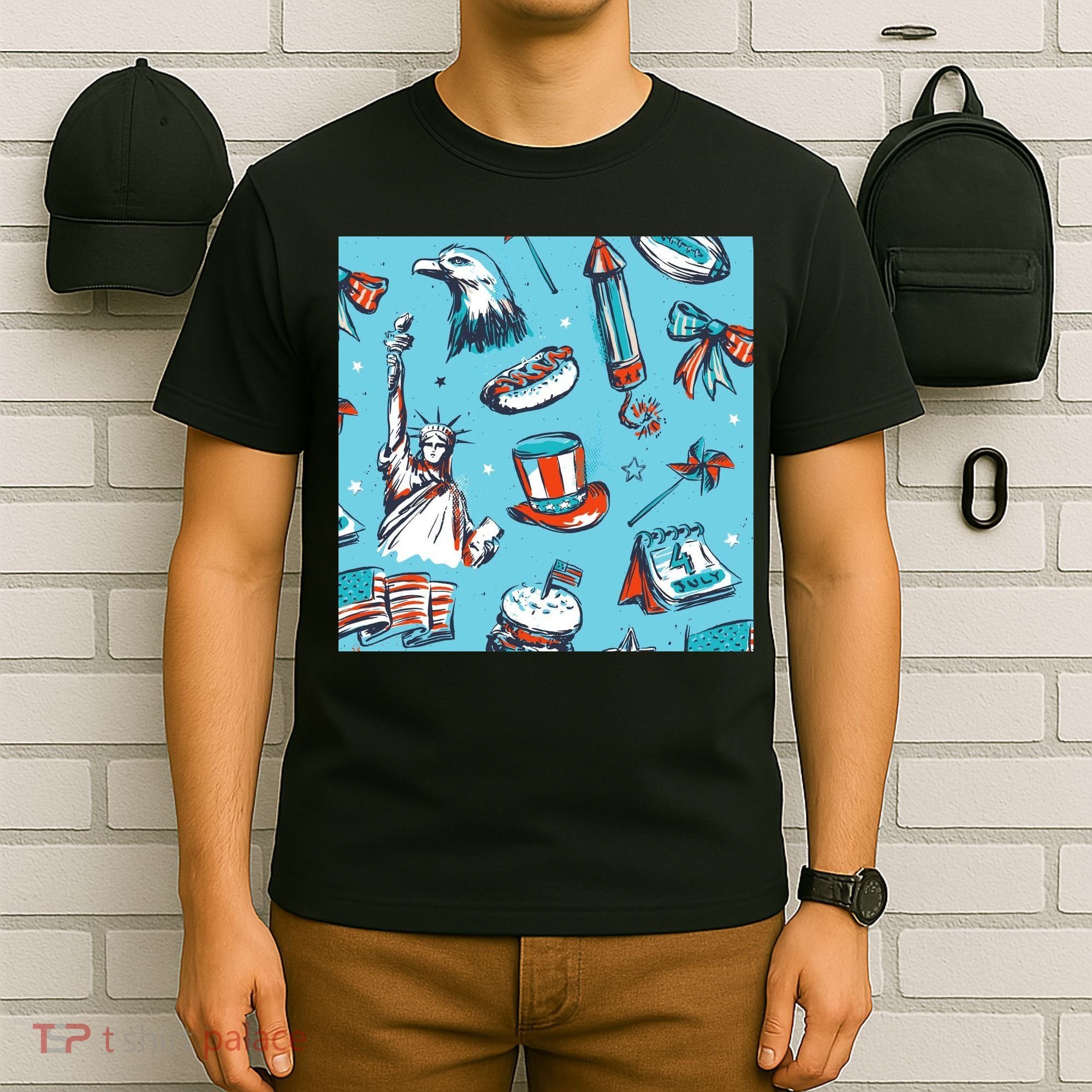 Independence Day Statue Of Liberty T-Shirt