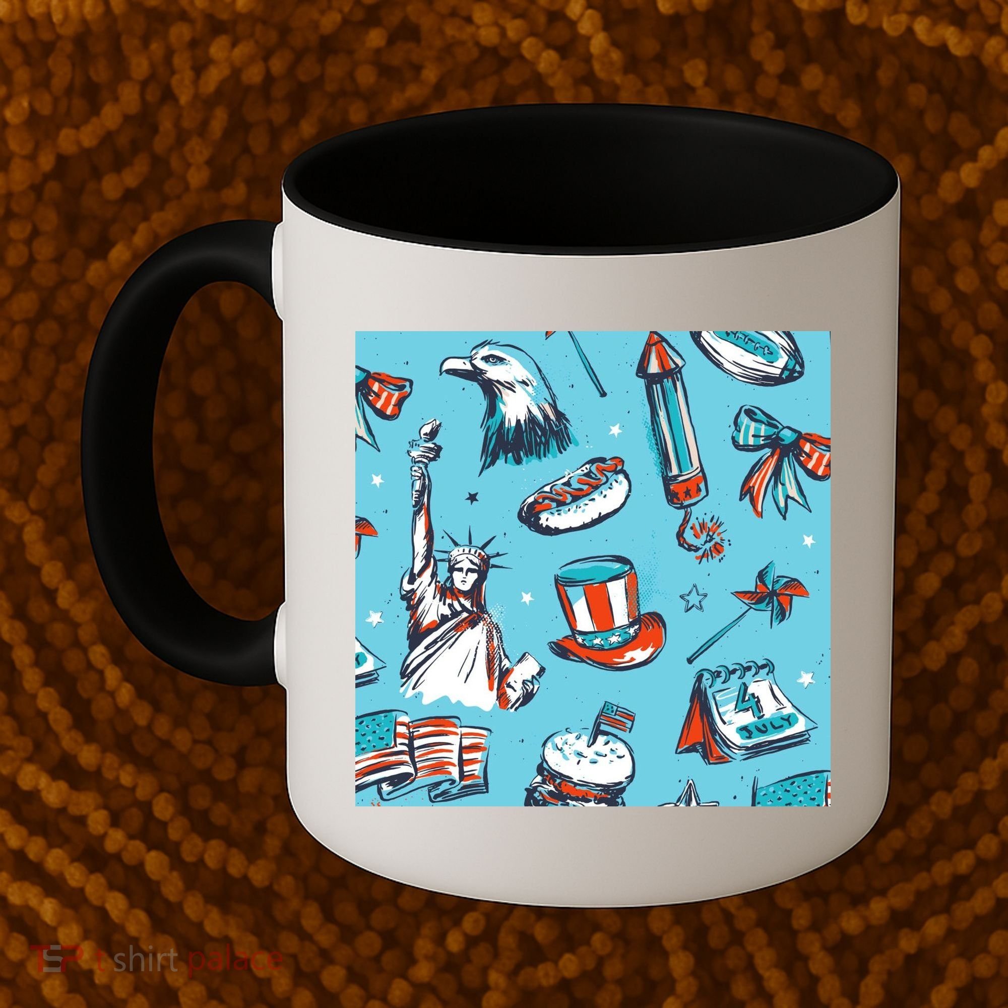 Independence Day Statue Of Liberty Coffee Mug