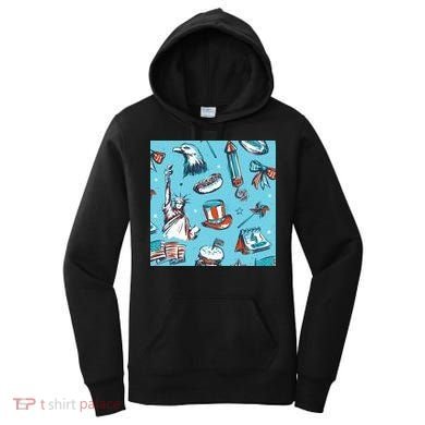 Independence Day Statue Of Liberty Women's Hoodie