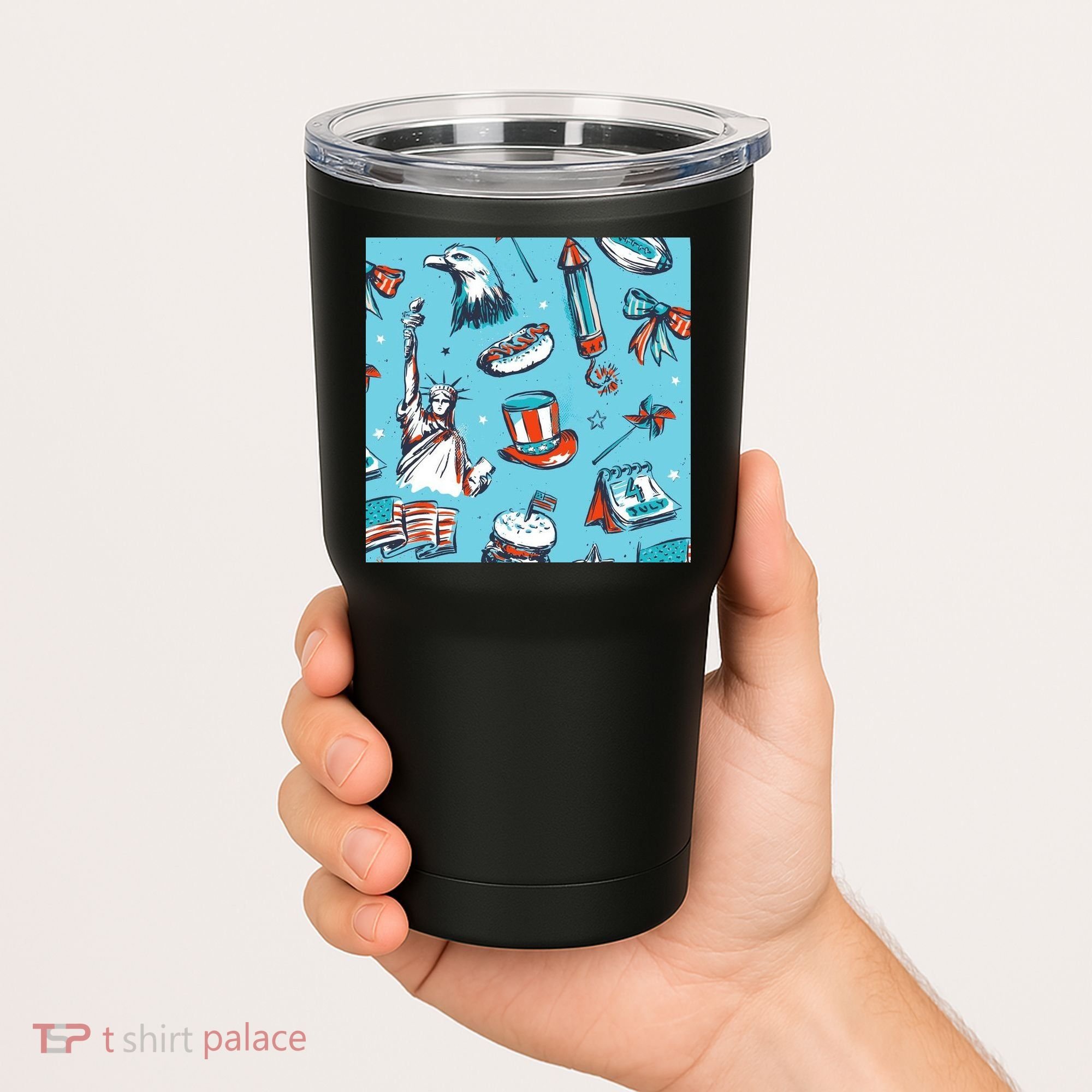 Independence Day Statue Of Liberty Tumbler