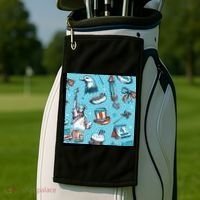 Independence Day Statue Of Liberty Golf Towel thumb 2