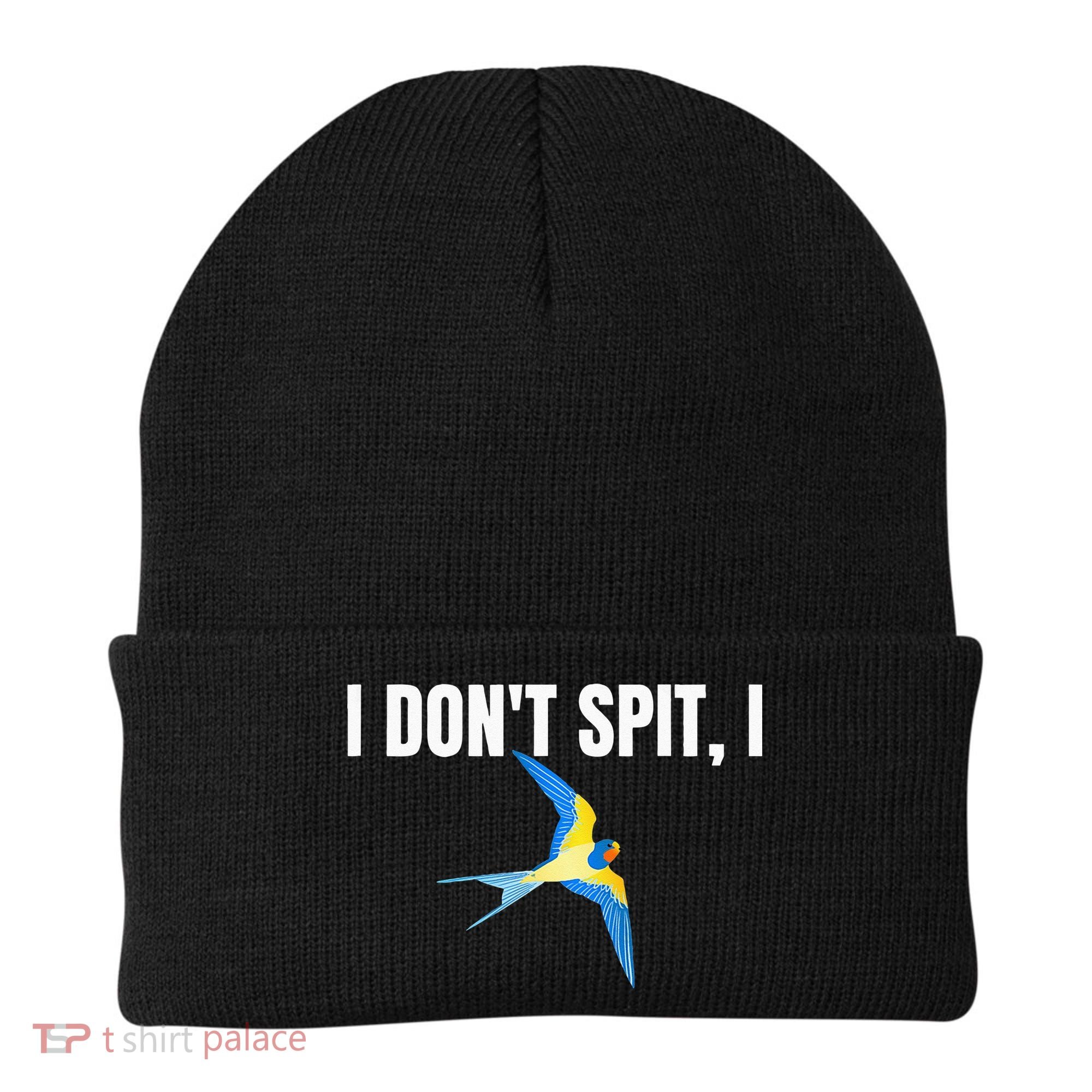 I Dont Spit I Swallow Funny Bird Watching Party BBQ Party Beanie