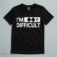 I'm Difficult Snow Ski Trip Funny Snow Skiing Downhill Skier T-Shirt thumb 5