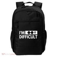 I'm Difficult Snow Ski Trip Funny Snow Skiing Downhill Skier Backpack thumb 0