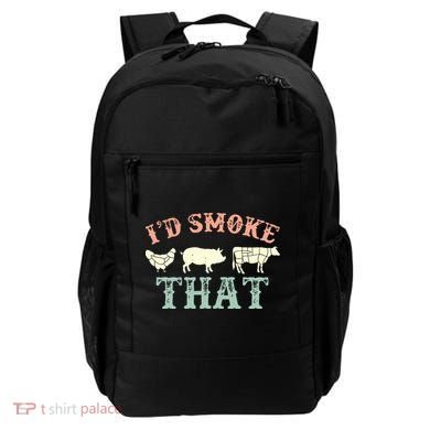 I D Smoke That Grilling Barbeque BBQ Backpack