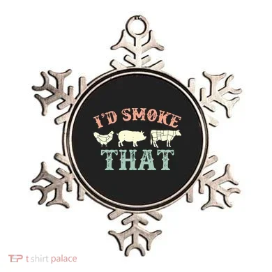 I D Smoke That Grilling Barbeque BBQ Ornament