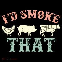 I D Smoke That Grilling Barbeque BBQ Ornament thumb 1