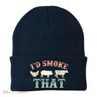 I D Smoke That Grilling Barbeque BBQ Beanie thumb 0