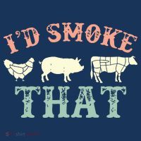 I D Smoke That Grilling Barbeque BBQ Women's Hoodie thumb 2