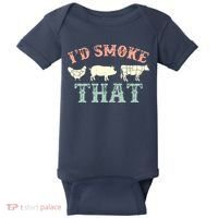 I D Smoke That Grilling Barbeque BBQ Baby Bodysuit thumb 0