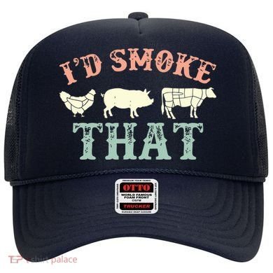 I D Smoke That Grilling Barbeque BBQ Hat