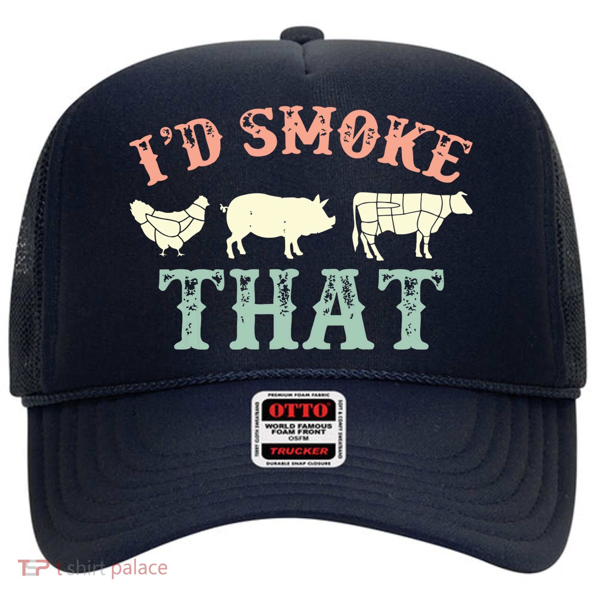 I D Smoke That Grilling Barbeque BBQ Hat