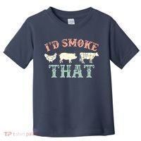 I D Smoke That Grilling Barbeque BBQ Toddler T-Shirt thumb 0