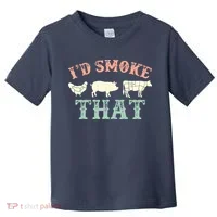 I D Smoke That Grilling Barbeque BBQ Toddler T-Shirt thumb 0