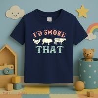 I D Smoke That Grilling Barbeque BBQ Toddler T-Shirt thumb 3