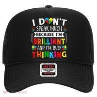 I Dont Speak Much Brilliant Autism Autistic Hat thumb 0