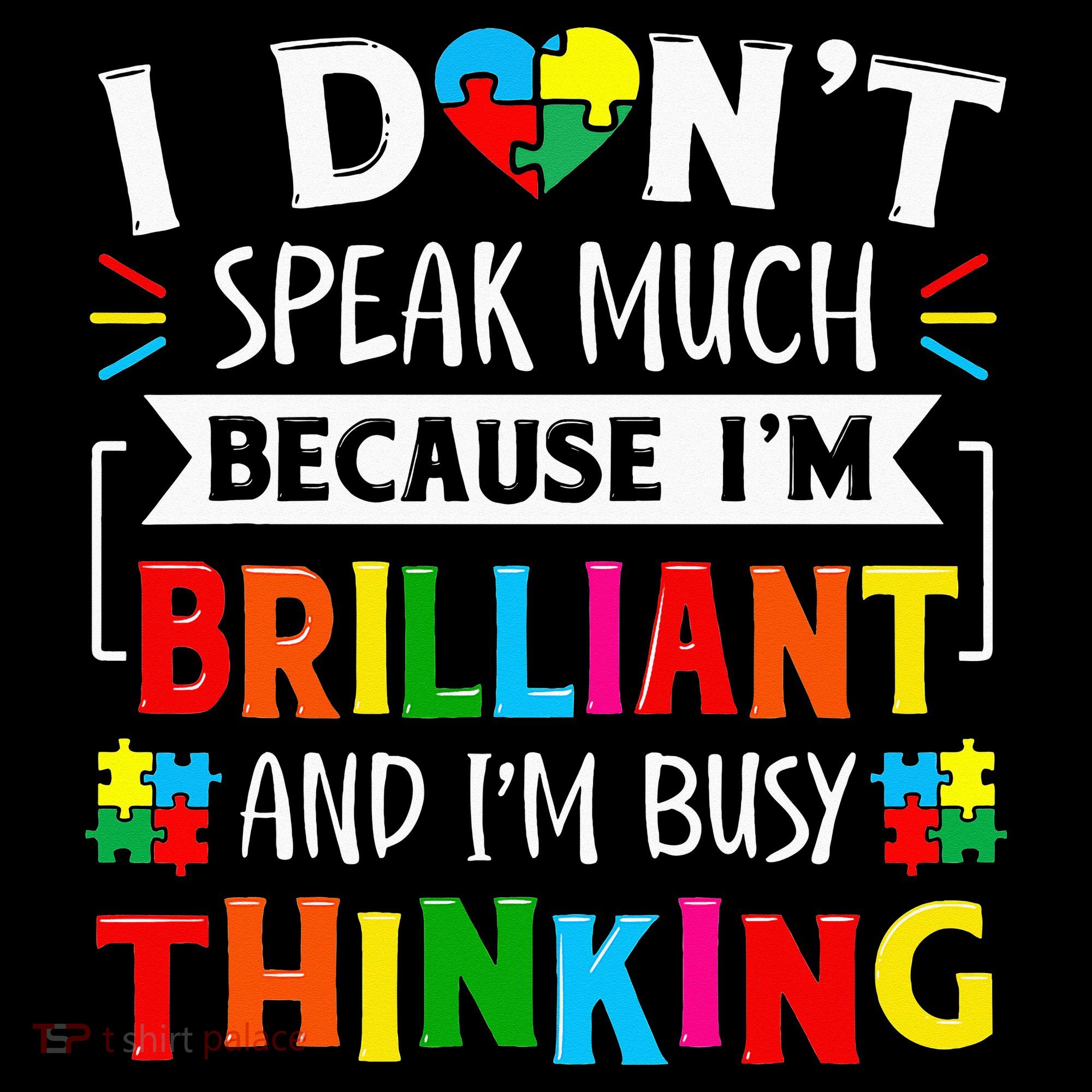 I Dont Speak Much Brilliant Autism Autistic Women's Long Sleeve Shirt