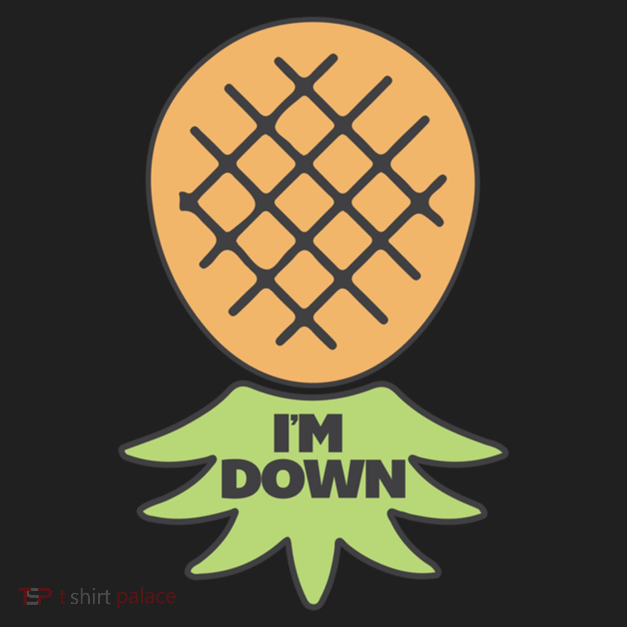 I'm Down Swinger Upside Down Pineapple Gift Women's Sweatshirt