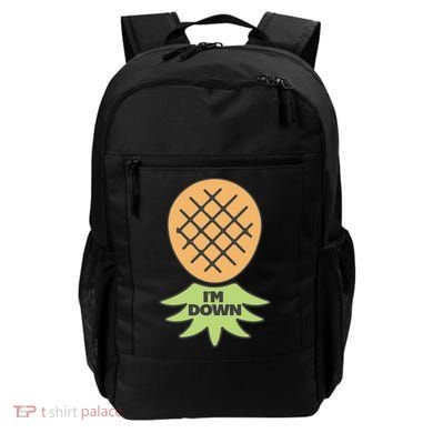 I'm Down Swinger Upside Down Pineapple Gift Backpack