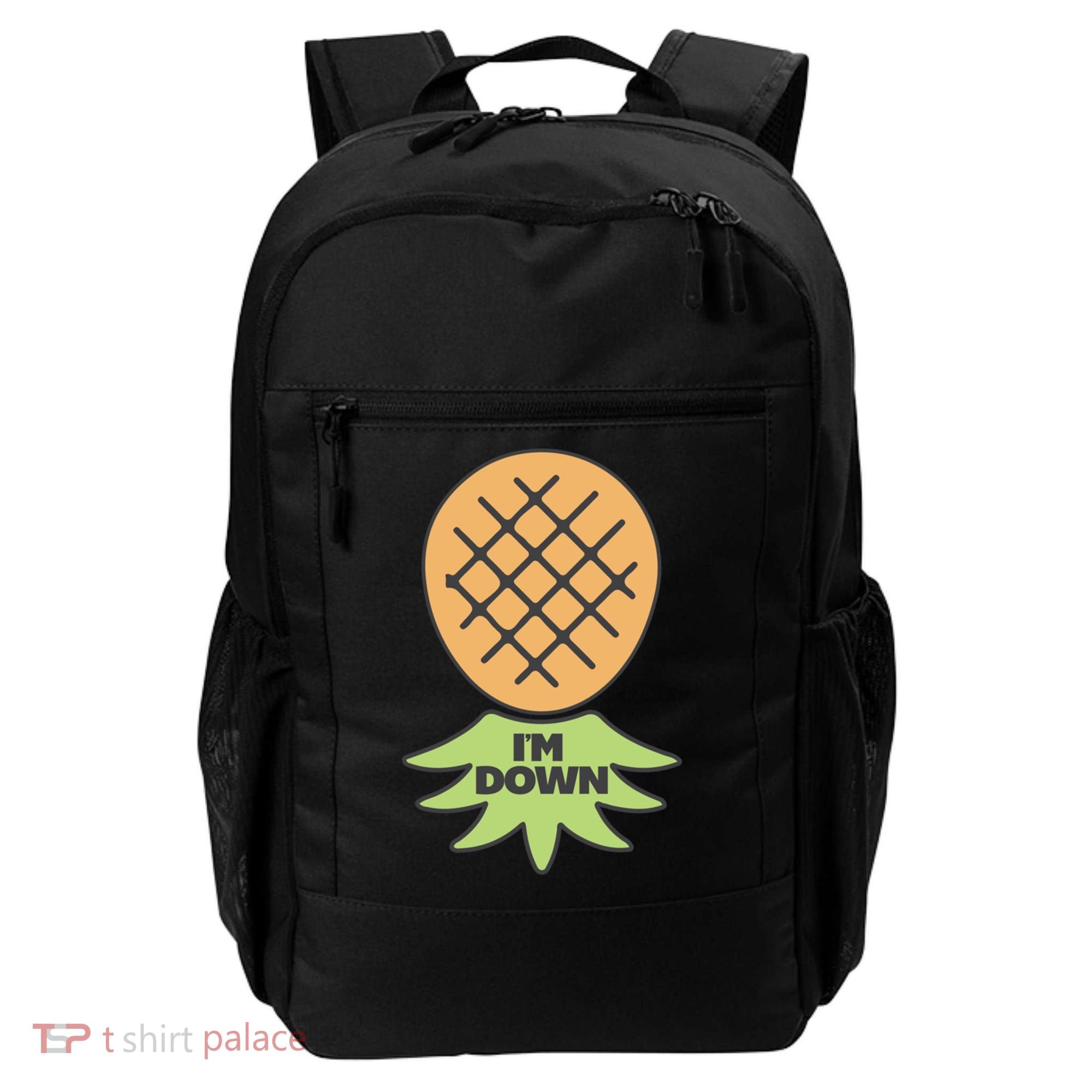 I'm Down Swinger Upside Down Pineapple Gift Backpack