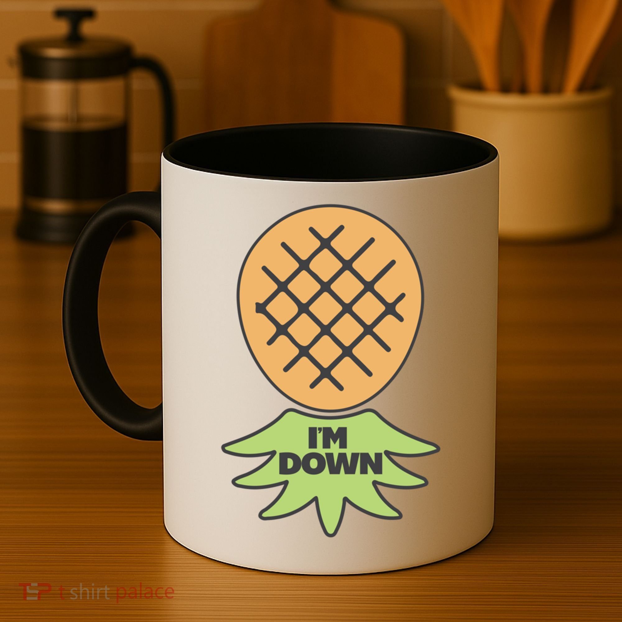 I'm Down Swinger Upside Down Pineapple Gift Coffee Mug