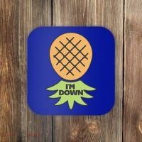 I'm Down Swinger Upside Down Pineapple Gift Coaster thumb 0