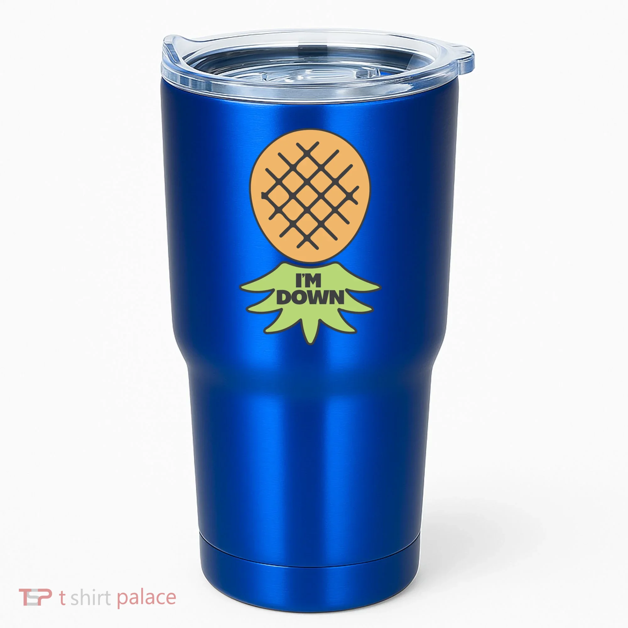 I'm Down Swinger Upside Down Pineapple Gift Tumbler