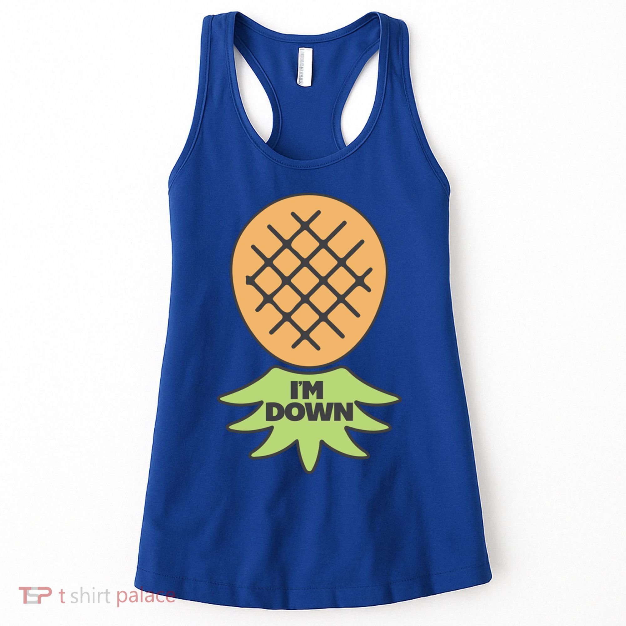 I'm Down Swinger Upside Down Pineapple Gift Women's Tank Top