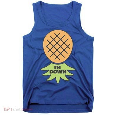 I'm Down Swinger Upside Down Pineapple Gift Tank Top