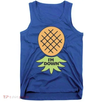 I'm Down Swinger Upside Down Pineapple Gift Tank Top